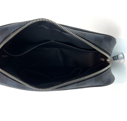 Louis Vuitton Damier Cobalt Toiletry Pouch GM Black Blue 10