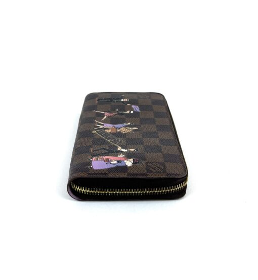 Louis Vuitton Damier Ebene Illustre de Trunks Zippy Wallet 7