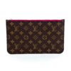 Louis Vuitton Monogram Neverfull Pochette Clutch Pivoine