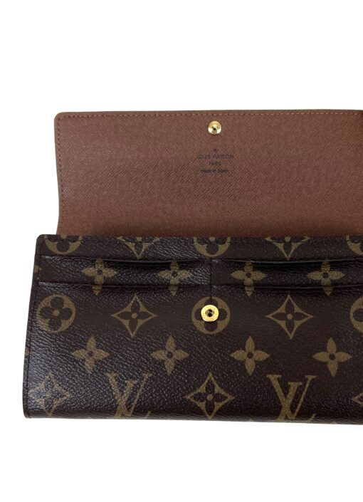 Louis Vuitton Monogram Brown Sarah Wallet 11