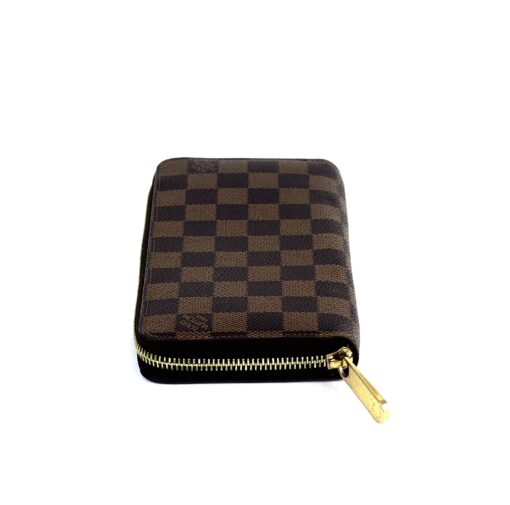 Louis Vuitton Zippy Wallet Damier Ebene Canvas Brown 6