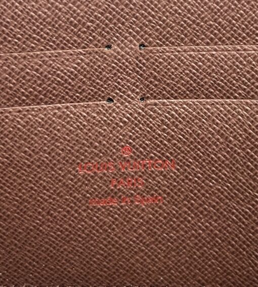 Louis Vuitton Zippy Wallet Damier Ebene Canvas Brown 8