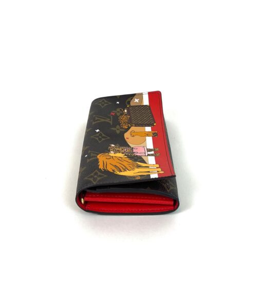 Louis Vuitton 2018 Holiday Animation Sarah Wallet and Keychain/Charm Set 15