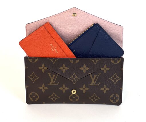 Louis Vuitton Monogram Jeanne Wallet Rose Ballerine