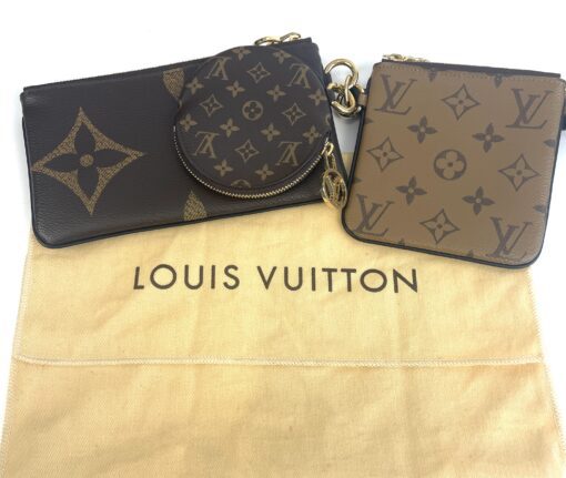 Louis Vuitton Reverse Monogram Giant Trio Pouch 5