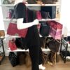 Chanel Medium Boy Dark Pink Chevron Lambskin Leather Ruthenium 2