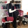 Chanel Medium Boy Dark Pink Chevron Lambskin Leather Ruthenium 3