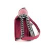 Chanel Medium Boy Dark Pink Chevron Lambskin Leather Ruthenium 21