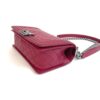 Chanel Medium Boy Dark Pink Chevron Lambskin Leather Ruthenium 16