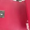 Chanel Medium Boy Dark Pink Chevron Lambskin Leather Ruthenium 23