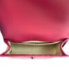 Chanel Medium Boy Dark Pink Chevron Lambskin Leather Ruthenium 7