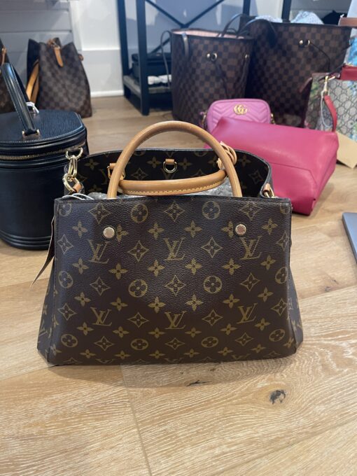 Louis Vuitton Monogram Montaigne MM Satchel or Shoulder Bag - Image 4