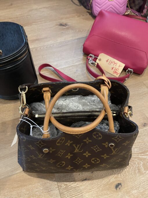 Louis Vuitton Monogram Montaigne MM Satchel or Shoulder Bag - Image 5