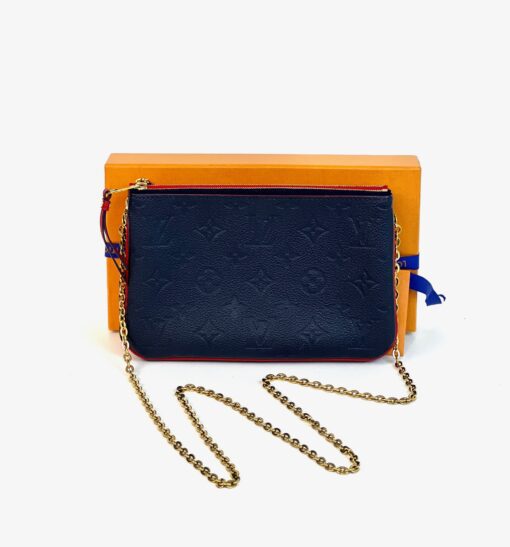 Louis Vuitton Marine Rouge Double Zip Pochette Crossbody 5