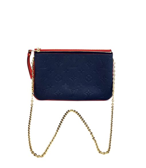 Louis Vuitton Marine Rouge Double Zip Pochette Crossbody