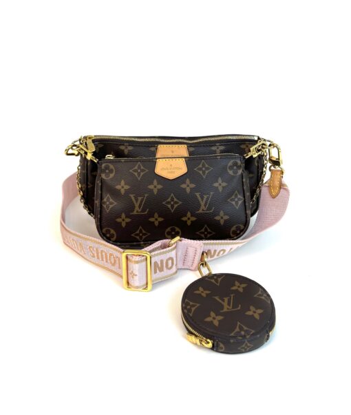 Louis Vuitton Monogram Multi Pochette Accessories Rose Clair