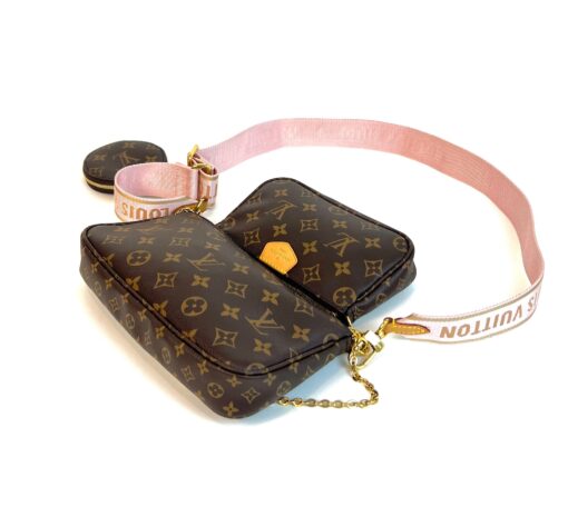 Louis Vuitton Monogram Multi Pochette Accessories Rose Clair 13