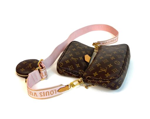 Louis Vuitton Monogram Multi Pochette Accessories Rose Clair 12