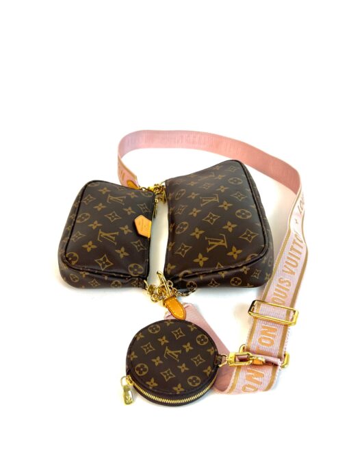 Louis Vuitton Monogram Multi Pochette Accessories Rose Clair 9