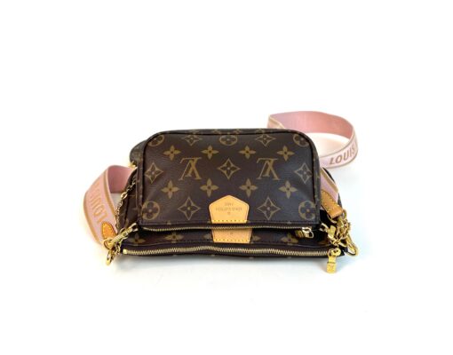 Louis Vuitton Monogram Multi Pochette Accessories Rose Clair 7