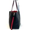 Valentino Garavani Rockstud Reversible Black Red Leather Tote 12