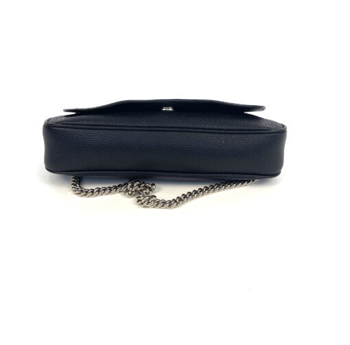 Gucci Black Leather Soho Flap Chain Crossbody - Image 6