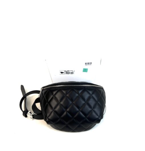 Chanel Black Quilted Leather Uniform Bum Bag Crossbody Sling Series 31 9