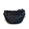 Chanel Black Quilted Leather Uniform Bum Bag Crossbody Sling Series 31 5