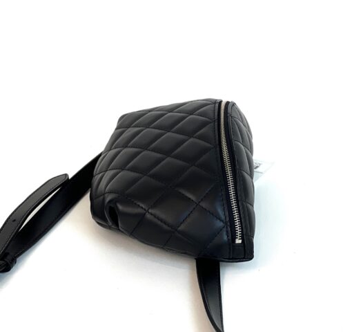 Chanel Black Quilted Leather Uniform Bum Bag Crossbody Sling Series 32 14