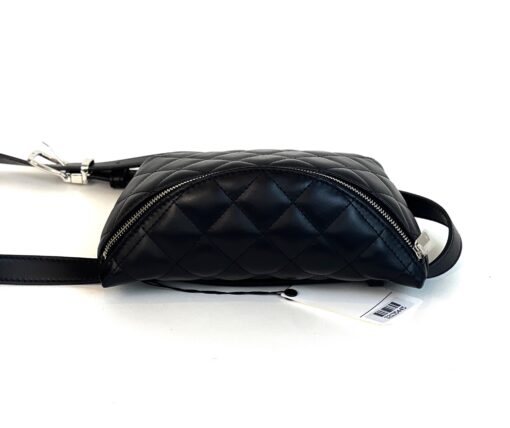 Chanel Black Quilted Leather Uniform Bum Bag Crossbody Sling Series 31 14