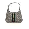 Gucci x Balenciaga Supreme Monogram Striped Logo Print Web Small Jackie 1961 Hobo Beige Ebony 7