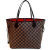 Louis Vuitton Neverfull Damier Ebene MM Cerise Red 4
