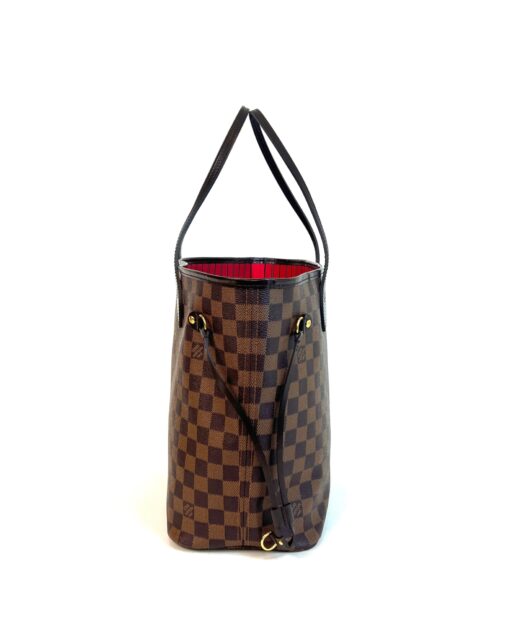 Louis Vuitton Neverfull Damier Ebene MM Cerise Red - Image 8