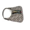 Gucci x Balenciaga Supreme Monogram Striped Logo Print Web Small Jackie 1961 Hobo Beige Ebony 14