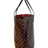 Louis Vuitton Neverfull Damier Ebene MM Cerise Red 10