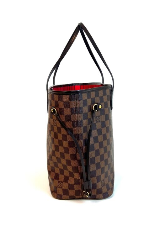 Louis Vuitton Neverfull Damier Ebene MM Cerise Red 10