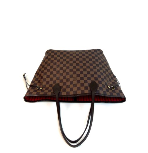 Louis Vuitton Neverfull Damier Ebene MM Cerise Red - Image 6