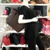 Louis Vuitton Neverfull Damier Ebene MM Cerise Red 2
