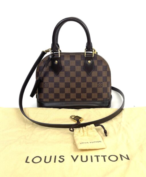 Louis Vuitton Damier Ebene Canvas Alma BB Crossbody 4