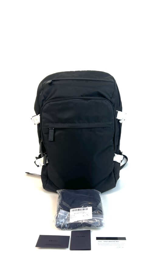 Prada Tessuto Montagna Black Nylon Backpack - Image 4