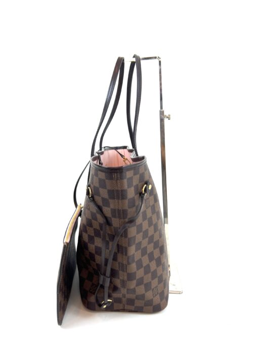 Louis Vuitton Neverfull Damier Ebene Canvas MM Pink 7