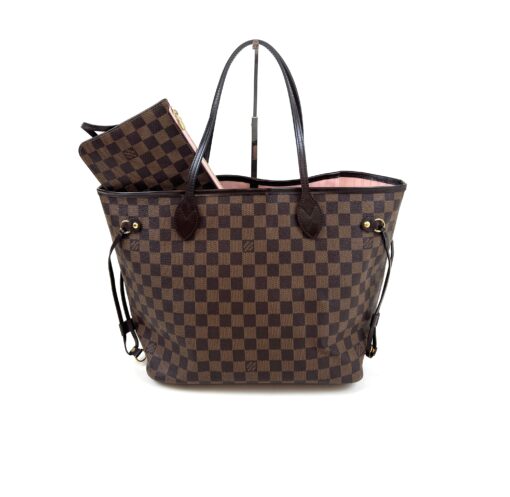 Louis Vuitton Neverfull Damier Ebene Canvas MM Pink 4