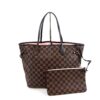 Louis Vuitton Neverfull Damier Ebene Canvas MM Pink 2