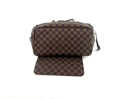 Louis Vuitton Neverfull Damier Ebene Canvas MM Pink - Image 9