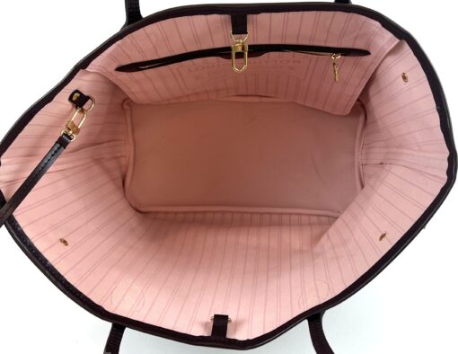 Louis Vuitton Neverfull Damier Ebene Canvas MM Pink 13