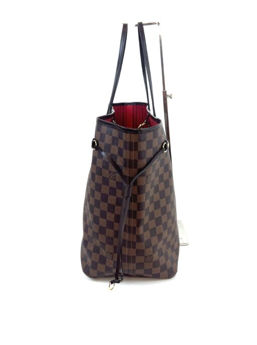 Louis Vuitton Neverfull Damier Ebene Canvas GM Cerise Red - Image 2