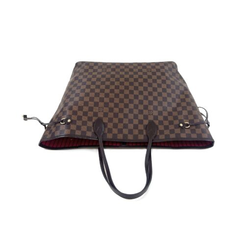 Louis Vuitton Neverfull Damier Ebene Canvas GM Cerise Red - Image 8