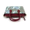 Gucci  Supreme Monogram Blooms Small Zip Top Tote Beige Blue Navy Hibiscus Red 7