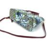 Gucci  Supreme Monogram Blooms Small Zip Top Tote Beige Blue Navy Hibiscus Red 11