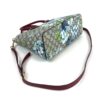 Gucci  Supreme Monogram Blooms Small Zip Top Tote Beige Blue Navy Hibiscus Red 10